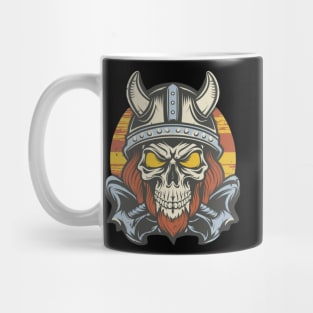 Vikings Skull tattoo art Mug